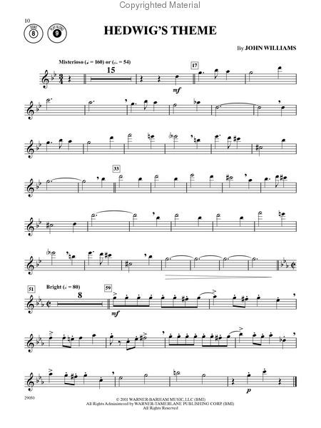 harry potter theme song flute music sheet